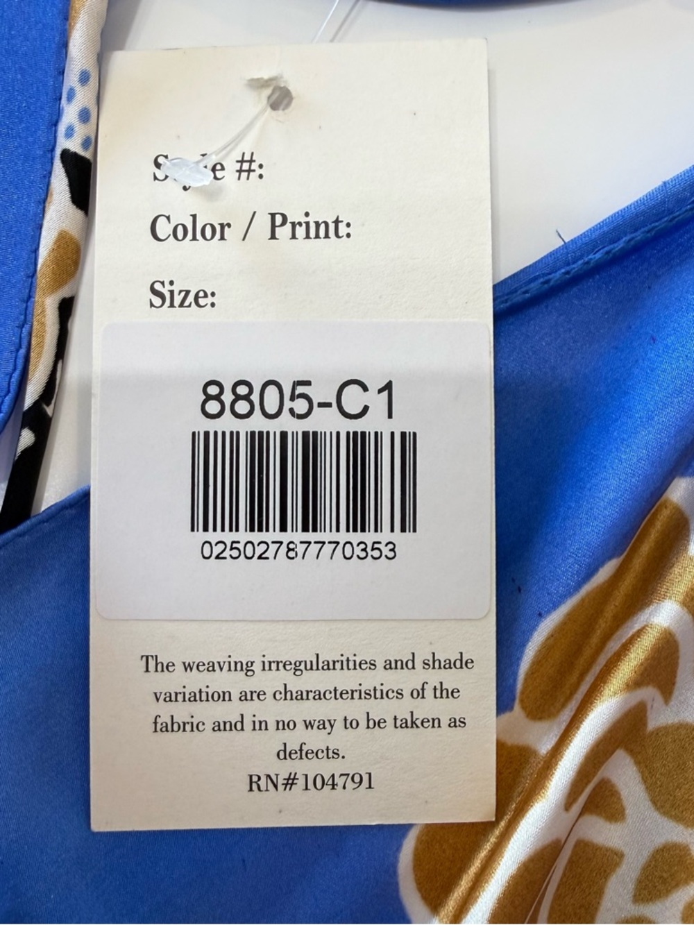 Advance Apparels 100% Silk Royal Blue Floral V-Neck Maxi Dress Size Small - Picture 8 of 10
